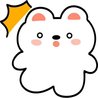 깜짝 놀란 곰돌이