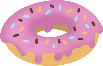 Donut strawberry