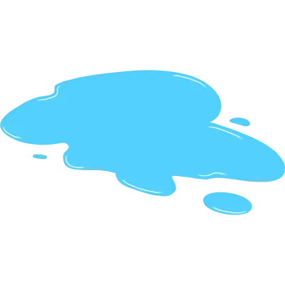 Blue puddle