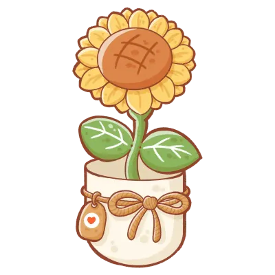 Sunflowers in vest
