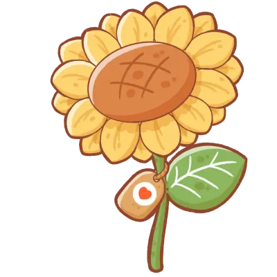 Sunflowers in vest