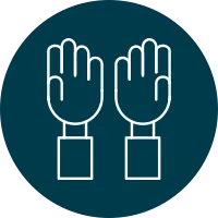 Hand Up Icon Design