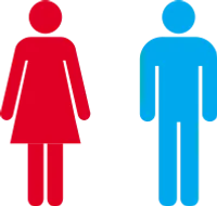 남자, 여자, 마크