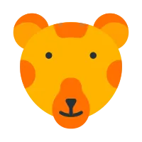 Cheetah flat icon