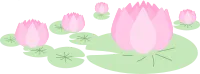 연꽃 일러스트
