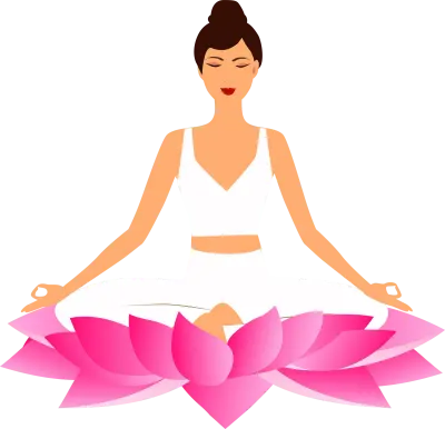 woman meditation, yoga meditation vector