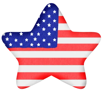 United States star shape