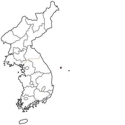 한국 지역별지도