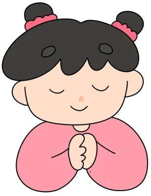 하쁨 기도 여자아이