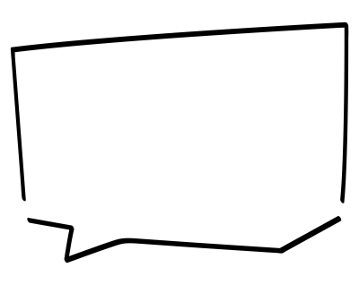 라인드로잉, 라인말풍선, 일러스트