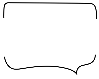 라인드로잉, 라인말풍선, 일러스트