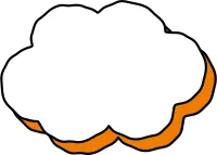 Colorful speech bubbles with shadows