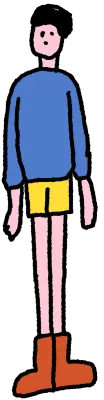 사람Person, human, human illustration, adult, man, male person, standing person