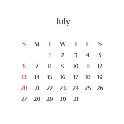2025년 달력