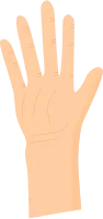 5 finger hand gesture 1