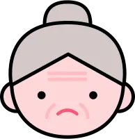 할머니 얼굴