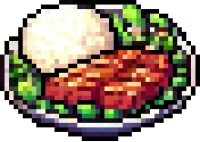 Korean food pixel art