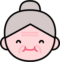 할머니 얼굴
