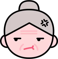 할머니 얼굴
