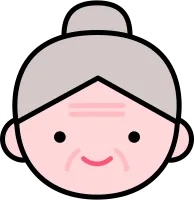 할머니 얼굴