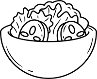 Salad Outline Icon