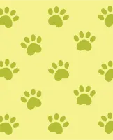 Cat Footprints Background Poster