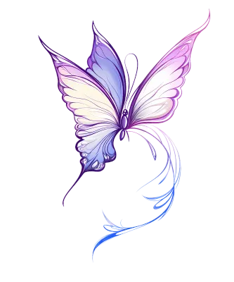 Cat Butterfly flowers