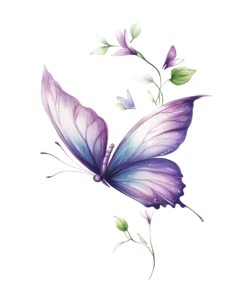 Cat Butterfly flowers