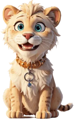cute lion