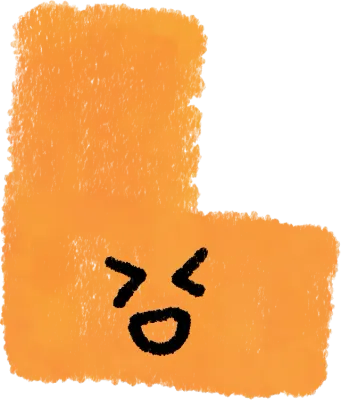 크레용 무지개 한글ㄴ