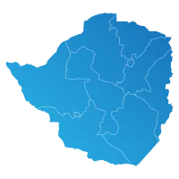 Zimbabwe province Country land Map