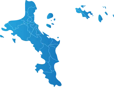 Seychelles district Country land Map