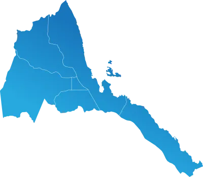 Eritrea district Country land Map