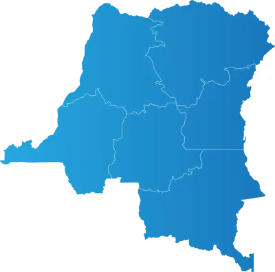 Congo DemRep district Country land Map