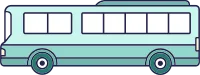 테두리가 있는 버스
