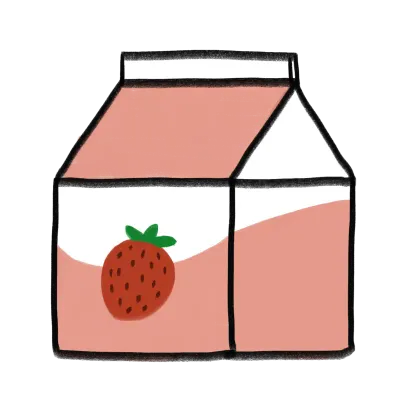 딸기우유