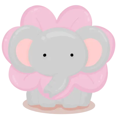 Flower elephant 