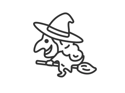 魔女のイラスト