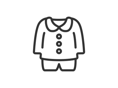 幼稚園の制服のアイコンのイラスト