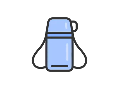 子供用水筒のイラスト