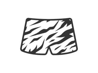 鬼のパンツのアイコンのイラスト