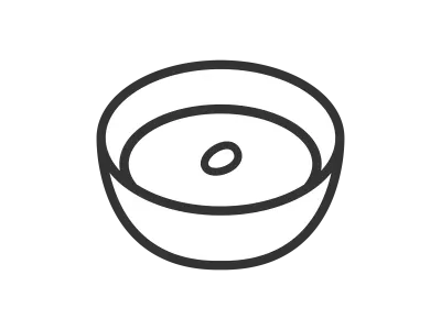 杏仁豆腐のアイコンのイラスト
