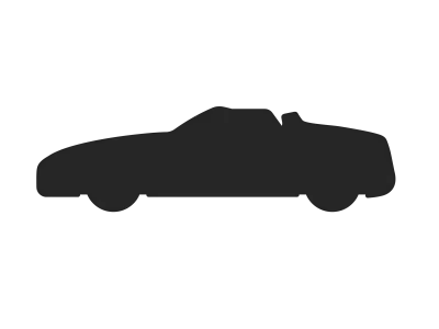 自動車のオープンカータイプのシルエットのイラスト