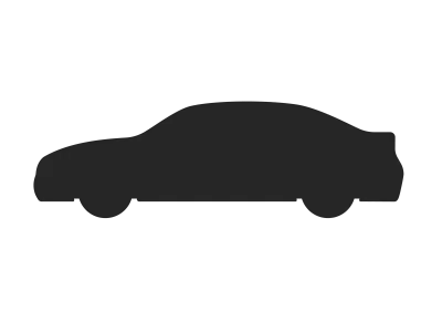 自動車のセダンタイプのシルエットのイラスト