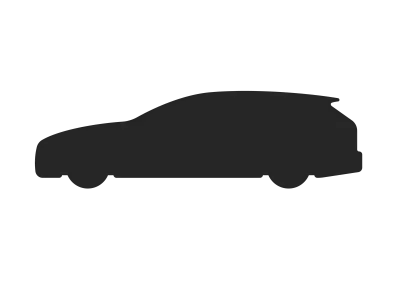 自動車のステーションワゴンタイプのシルエットのイラスト