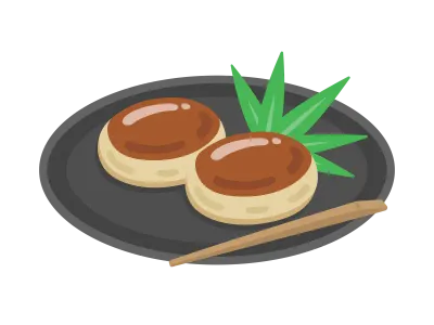 栗まんじゅうのイラスト