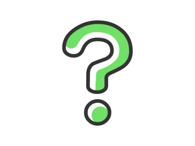 クエスチョンマークアイコンのイラスト