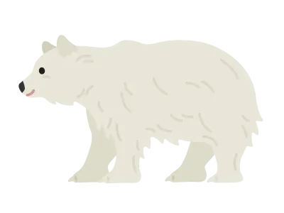 白熊のイラスト