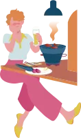 焼肉屋のおひとりさま女子
