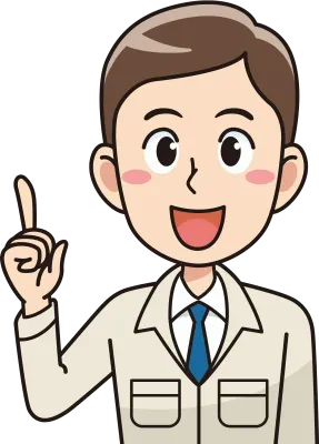 指を指す作業員
